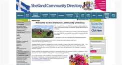 Desktop Screenshot of communitydirectory.shetland.gov.uk