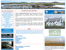Tablet Screenshot of links2.shetland.co.uk